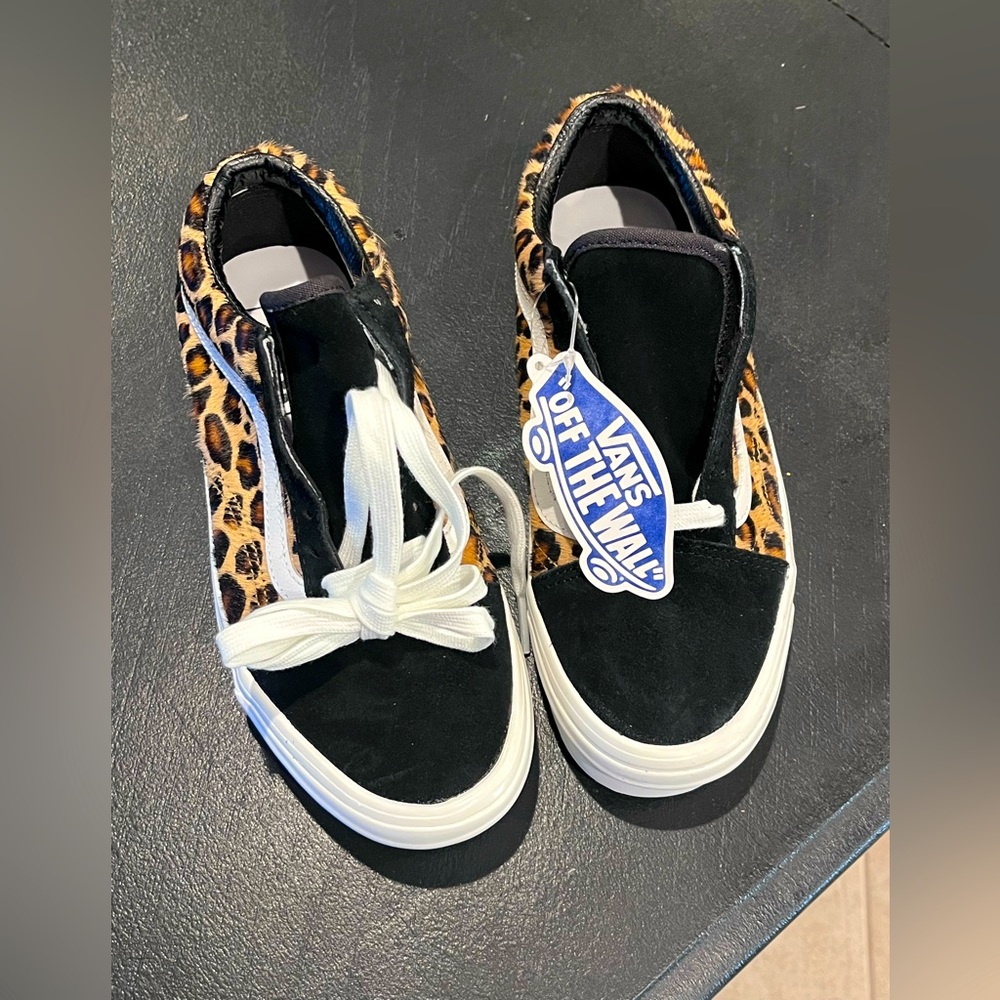 Old School Leopard Vans